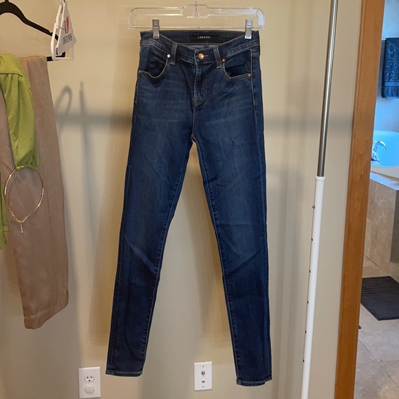 J Brand high rise skinny jeans - Picture 3 of 4
